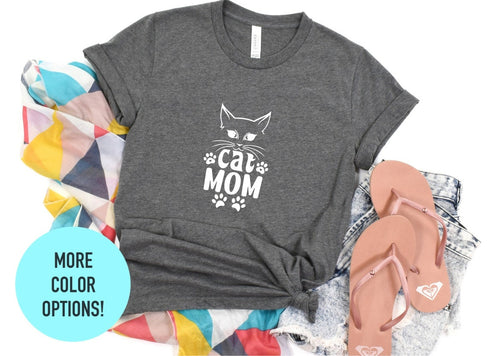 Cat Mom T-shirt, Funny Cat Shirt, Cat Mom Gift, Cute Shit Tee, Cat Mom Shirt, Cat Lover Tee, Kitty Walking T-shirt, Funny Kitty T-shirt